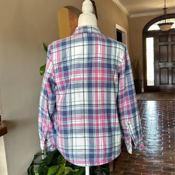 Lee Riders Plaid fleece lined Shirt/Shacket szS - Picture 5 of 10